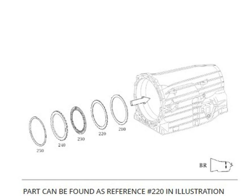 Mercedes Automatic Transmission Clutch Plate 2212721126